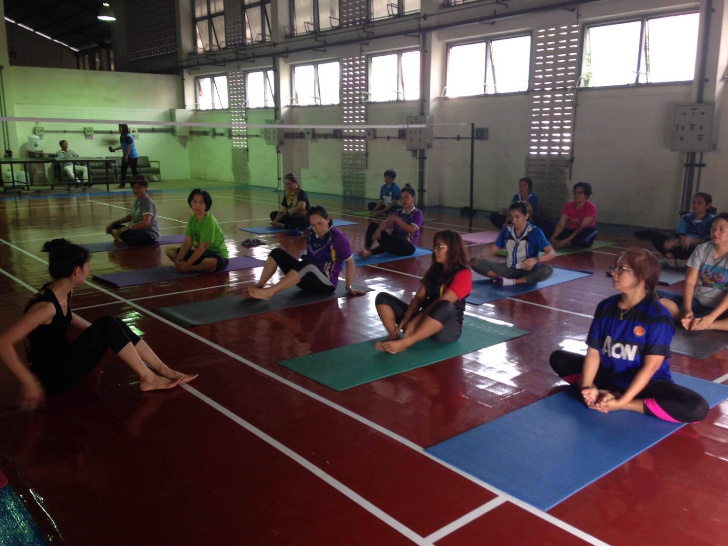 จัดกิจกรรม Happy body และ Happy relax